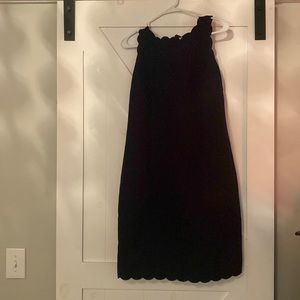Knee length zip back dress